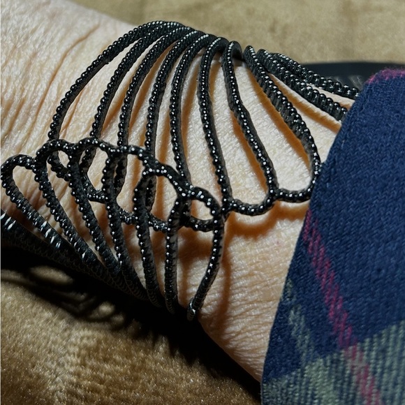 NWT- Black Metal Cuff Bracelet - Picture 7 of 7